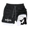 Jujutsu Kaisen Double Layer Work Out Shorts Gojo Satoru