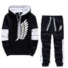 Attack On Titan Scouts Black & White Track Suit Set